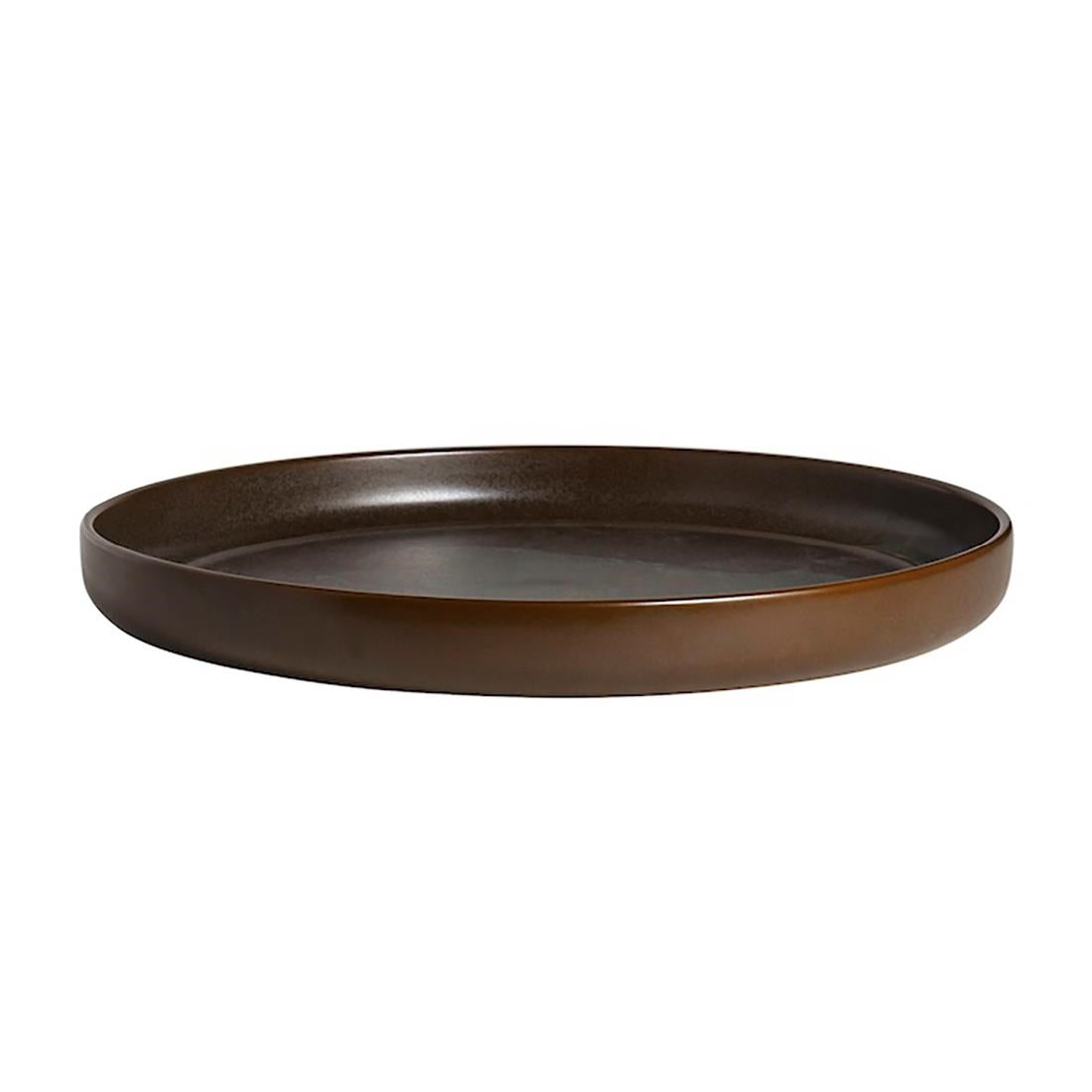 Steelite Off Grid Studio Fire Plates Timber 260mm (12 Pack)