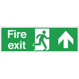 Fire Exit Sign Arrow Up