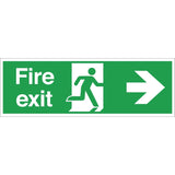 Fire Exit Sign Arrow Right