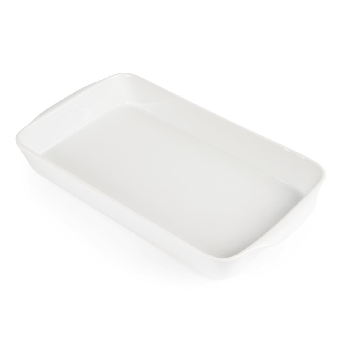 Olympia Whiteware Rectangular Roasters 395x 219mm (6 Pack)