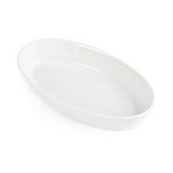 Olympia Whiteware Oval Sole Dishes 195x 110mm (6 Pack)
