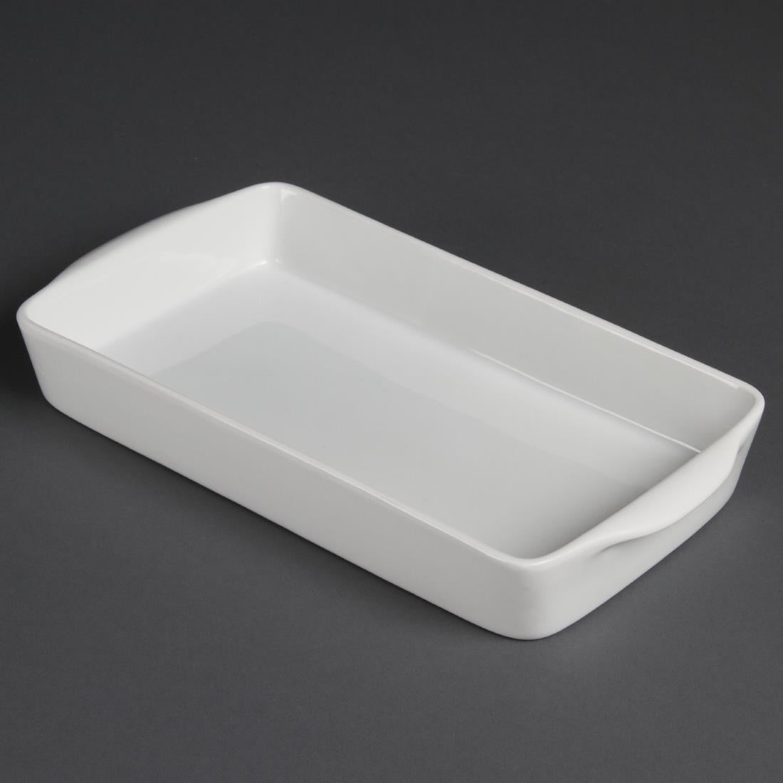 Olympia Whiteware Rectangular Roasters 305x 163mm (6 Pack)