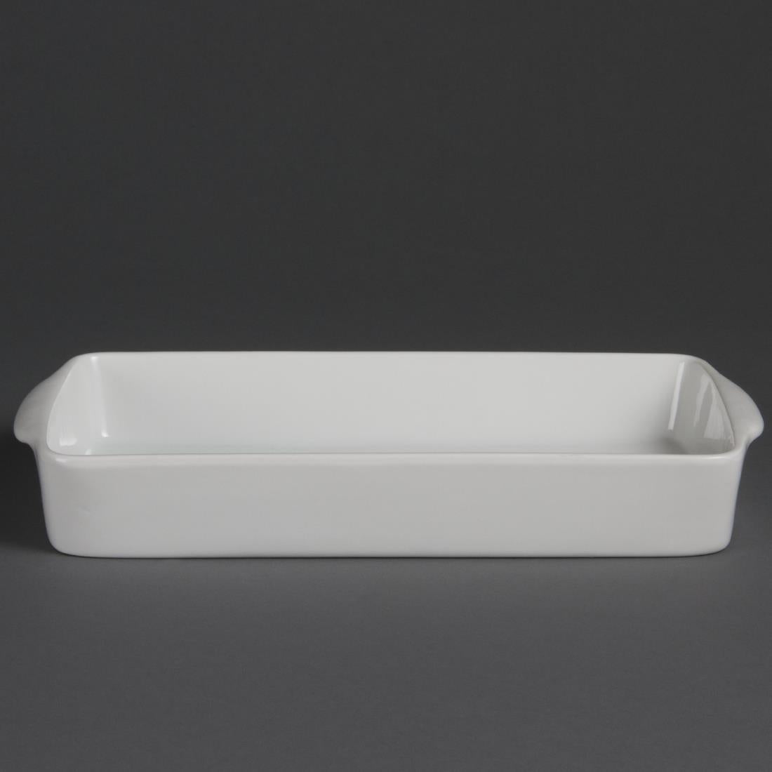 Olympia Whiteware Rectangular Roasters 305x 163mm (6 Pack)