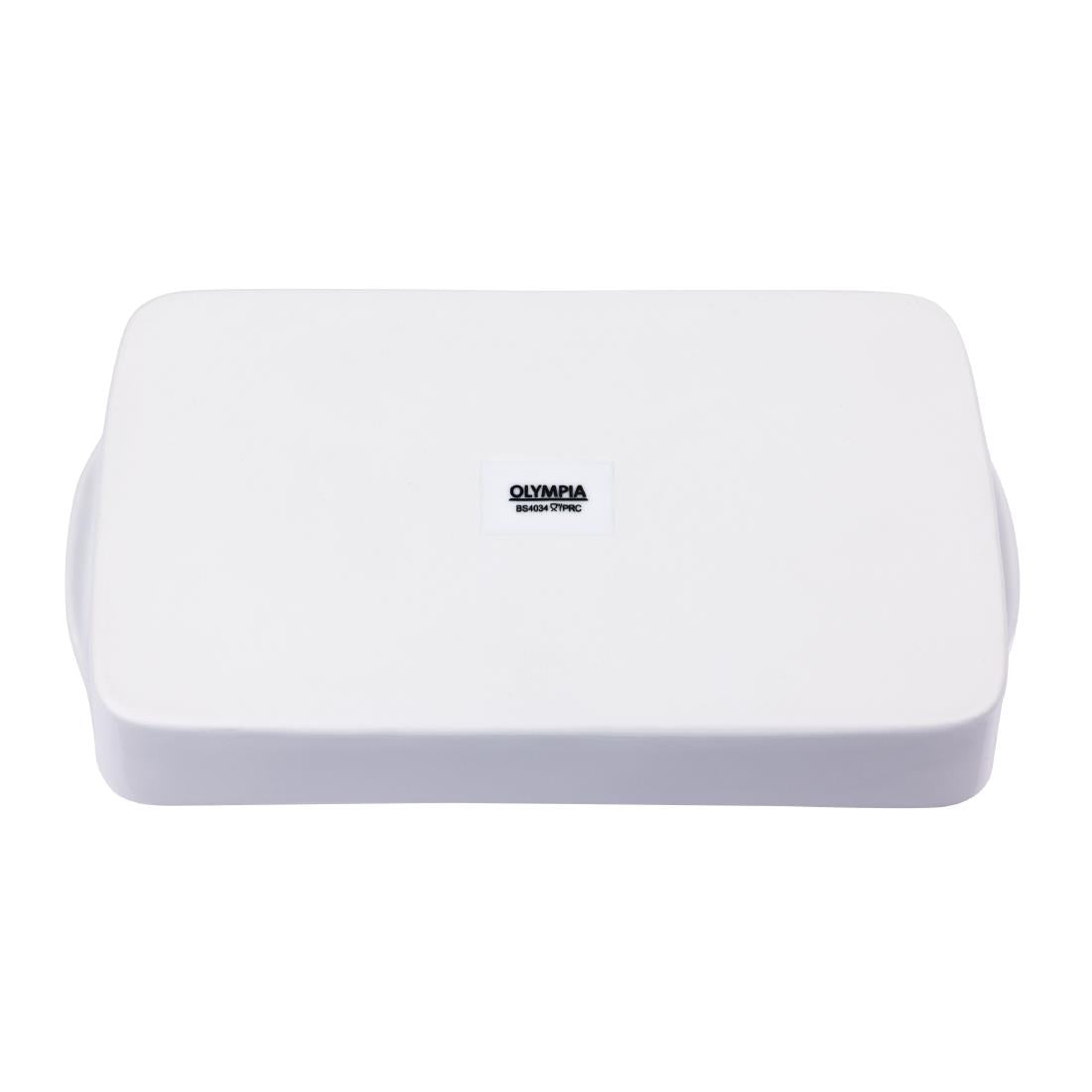 Olympia Whiteware Rectangular Roasters 305x163mm (6 Pack)