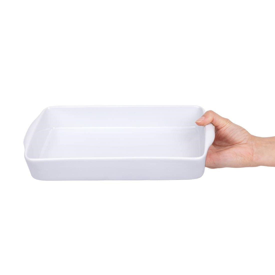Olympia Whiteware Rectangular Roasters 305x163mm (6 Pack)