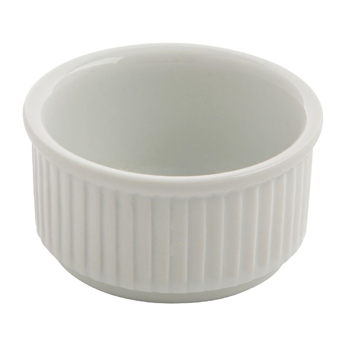 Olympia Whiteware Stacking Ramekins 85mm (12 pack)