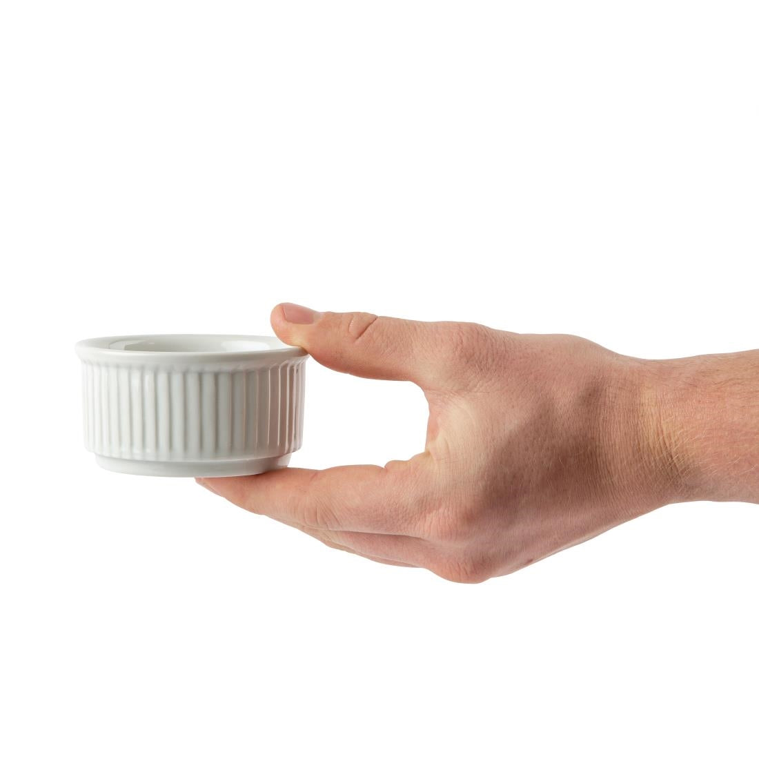 Olympia Whiteware Stacking Ramekins 85mm (12 pack)