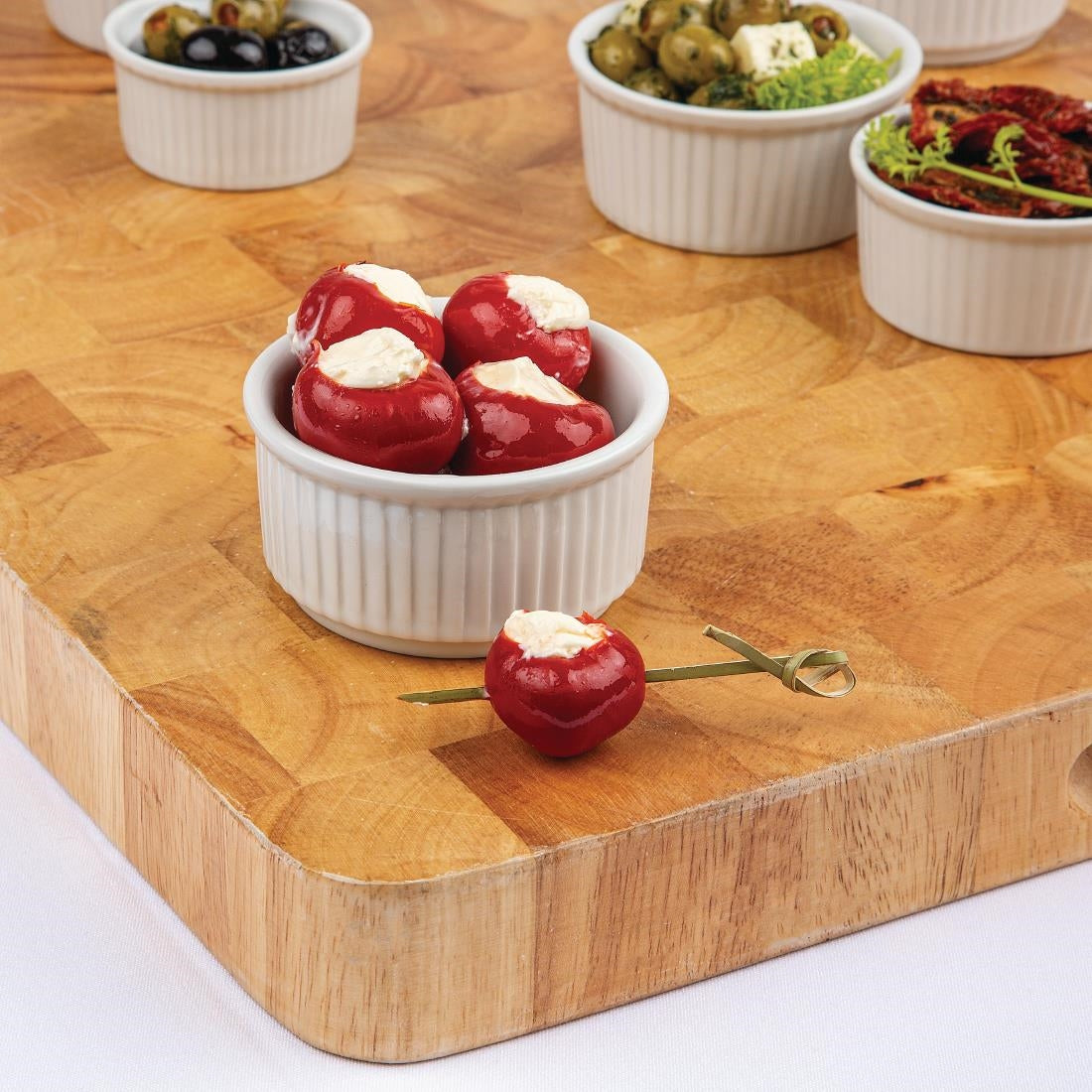 Olympia Whiteware Stacking Ramekins 85mm (12 pack)