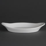 Olympia Whiteware Oval Eared Dishes 229x 127mm (6 pack)