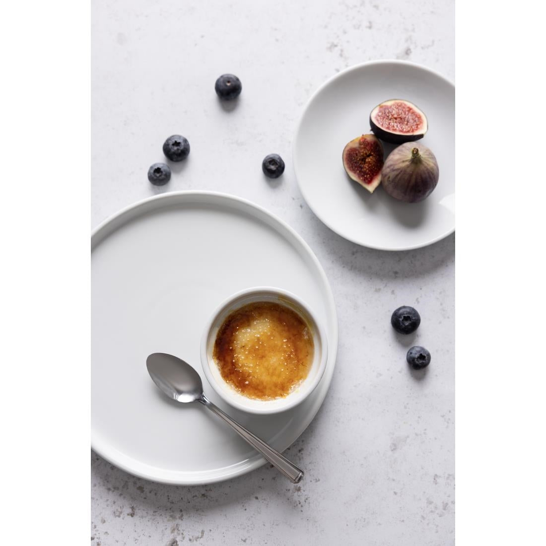Olympia Whiteware Flat Round Plates 210mm (6 Pack)