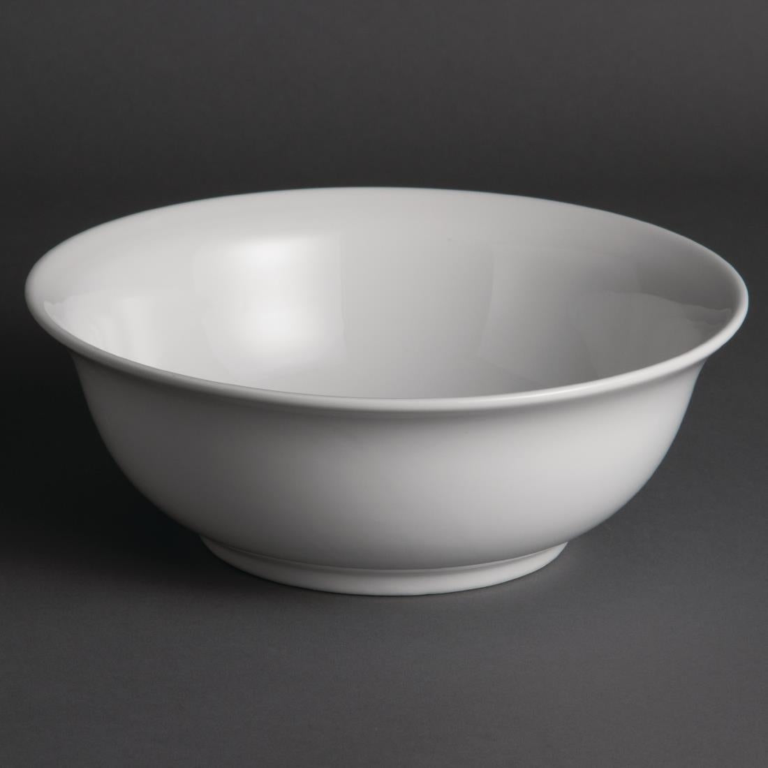 Olympia Whiteware Salad Bowls 235mm (6 Pack)