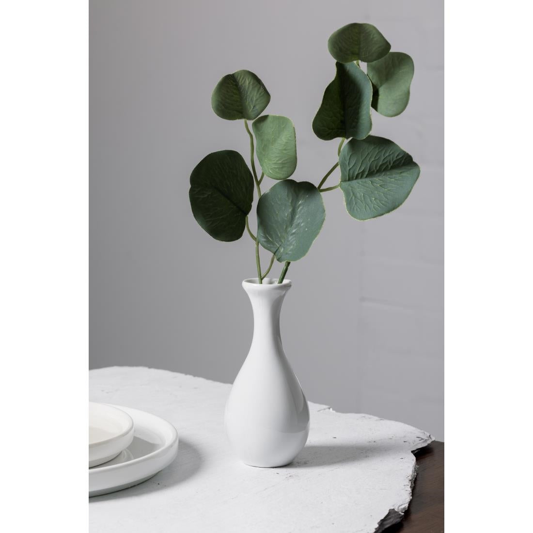 Olympia Whiteware Bud Vases 125mm (12 Pack)