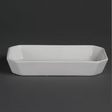 Olympia Whiteware Rectangular Hors d'Oeuvre Dishes 235x 122mm (6 Pack)