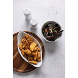 Olympia Whiteware Oval Eared Dishes 204mm (6 Pack)