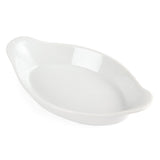 Olympia Whiteware Oval Eared Dishes 204mm (6 pack)