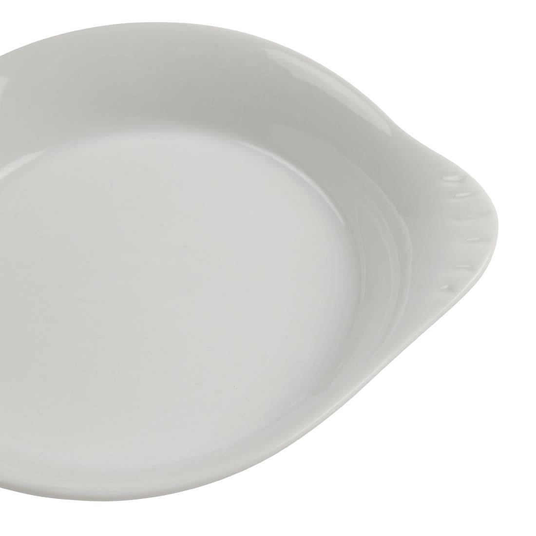 Olympia Whiteware Round Eared Dishes 156x 126mm (6 pack)