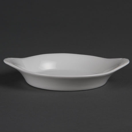 Olympia Whiteware Round Eared Dishes 156x 126mm (6 pack)