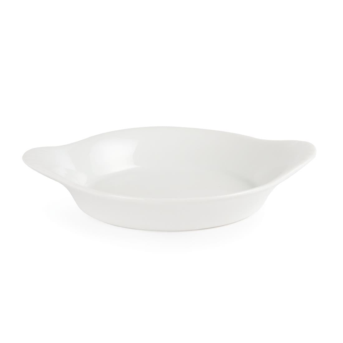 Olympia Whiteware Round Eared Dishes 156x 126mm (6 pack)