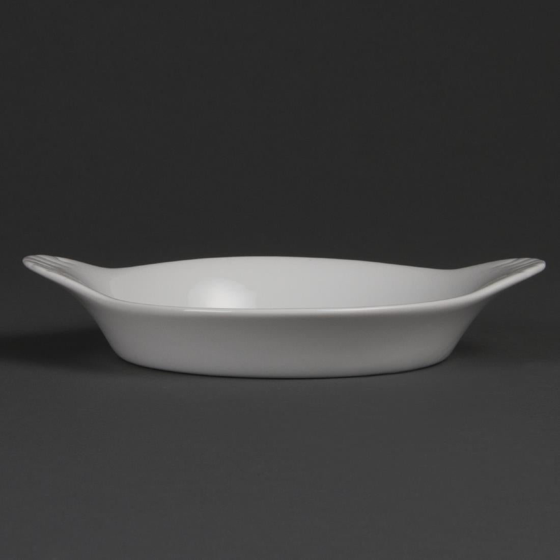 Olympia Whiteware Round Eared Dishes 192x 151mm (6 Pack)