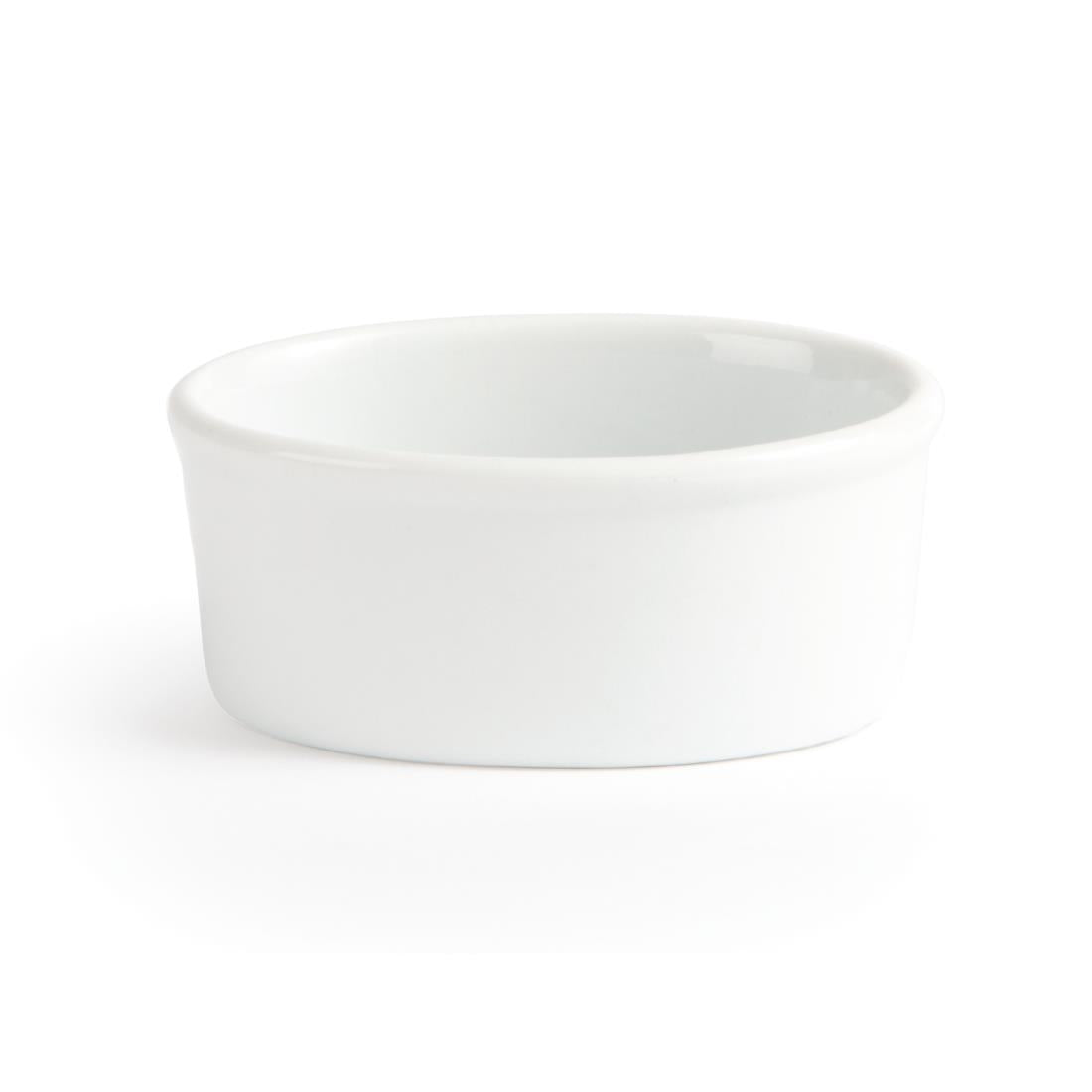 Olympia Whiteware Oval Ramekins 105mm (12 pack)