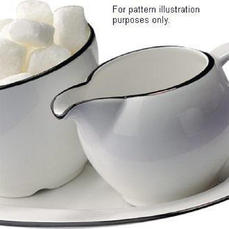 Churchill Alchemy Mono Rimmed Soup Bowls 230mm (12 Pack)