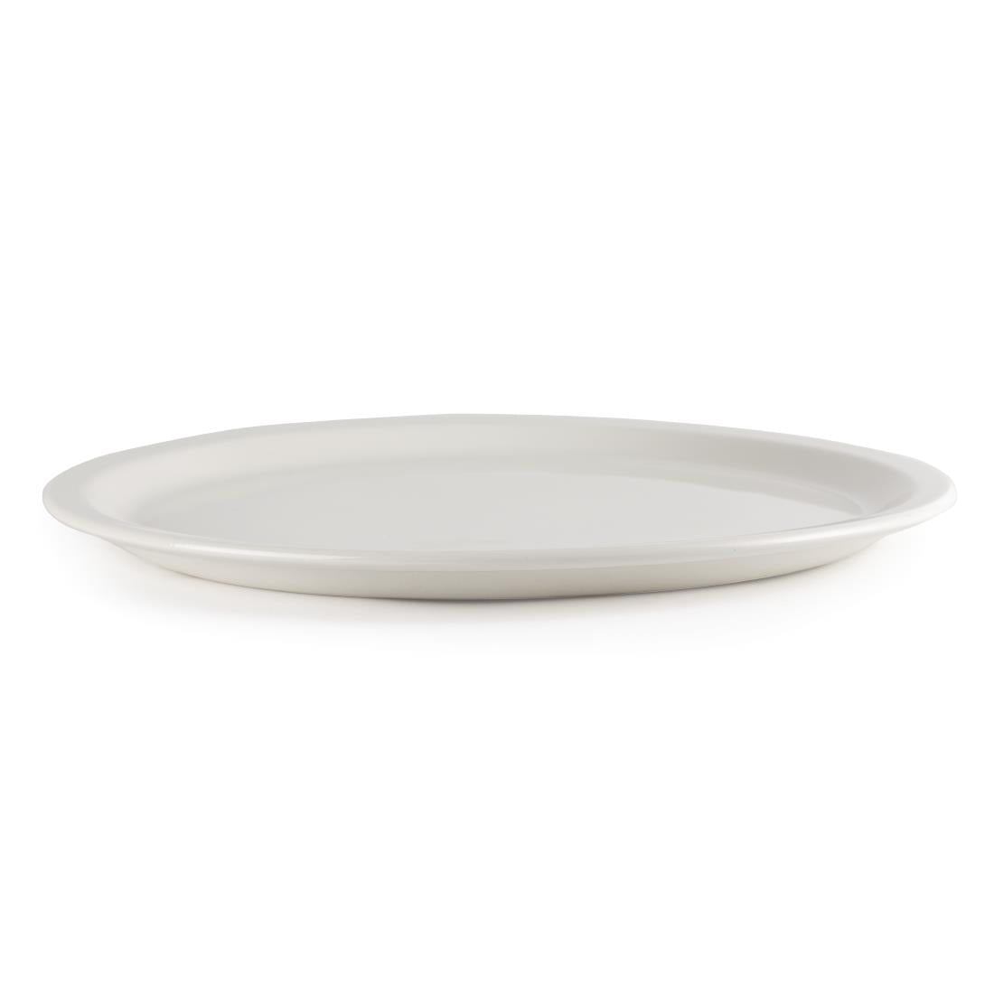 Churchill Plain Whiteware Nova Plates 340mm (6 Pack)