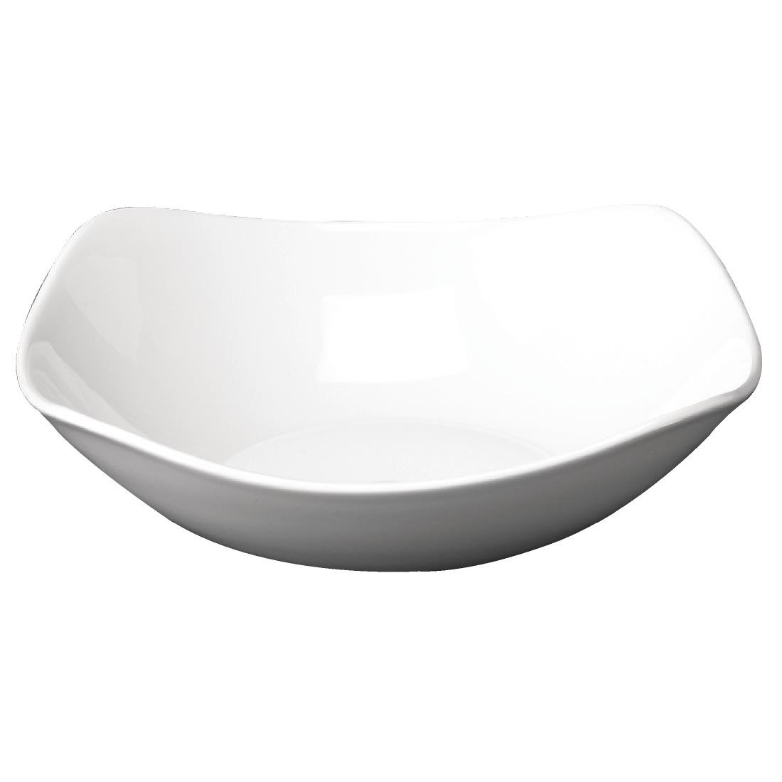 Churchill Plain Whiteware X Squared Bowls 235mm (12 Pack)