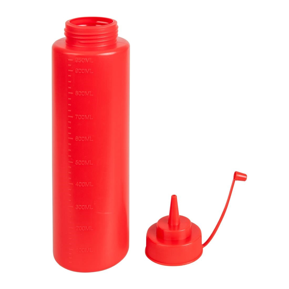 Vogue Red Squeeze Sauce Bottle 35oz
