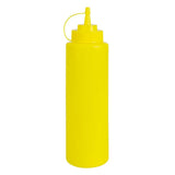 Vogue Yellow Squeeze Sauce Bottle 35oz