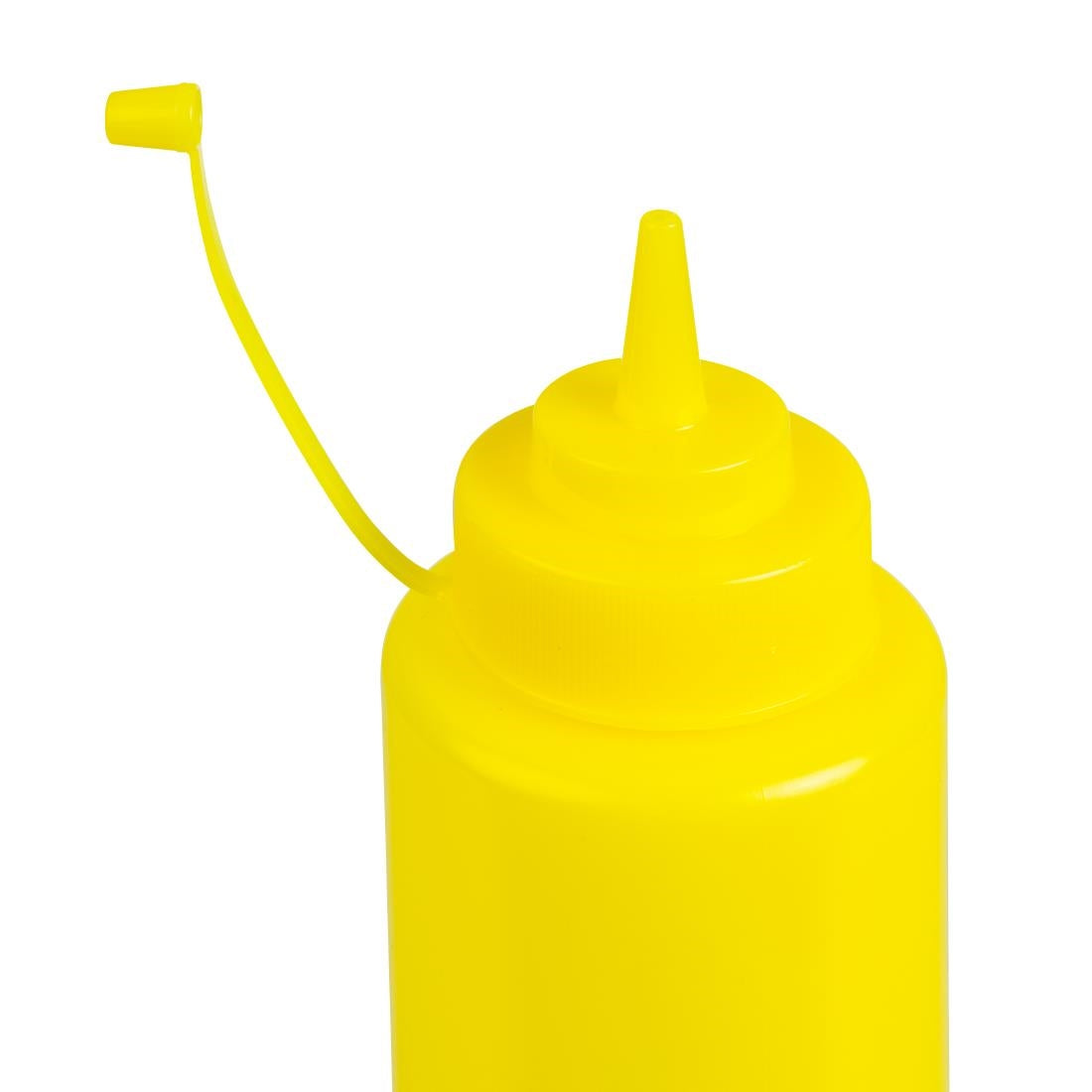 Vogue Yellow Squeeze Sauce Bottle 35oz