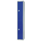 Elite Double Door Electronic Combination Locker Blue
