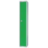 Elite Single Door Coin Return Locker Green