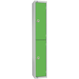 Elite Double Door Electronic Combination Locker Green