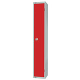 Elite Single Door Electronic Combination Locker Red