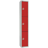 Elite Four Door Manual Combination Locker Locker Red