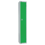 Elite Single Door Coin Return Locker Green
