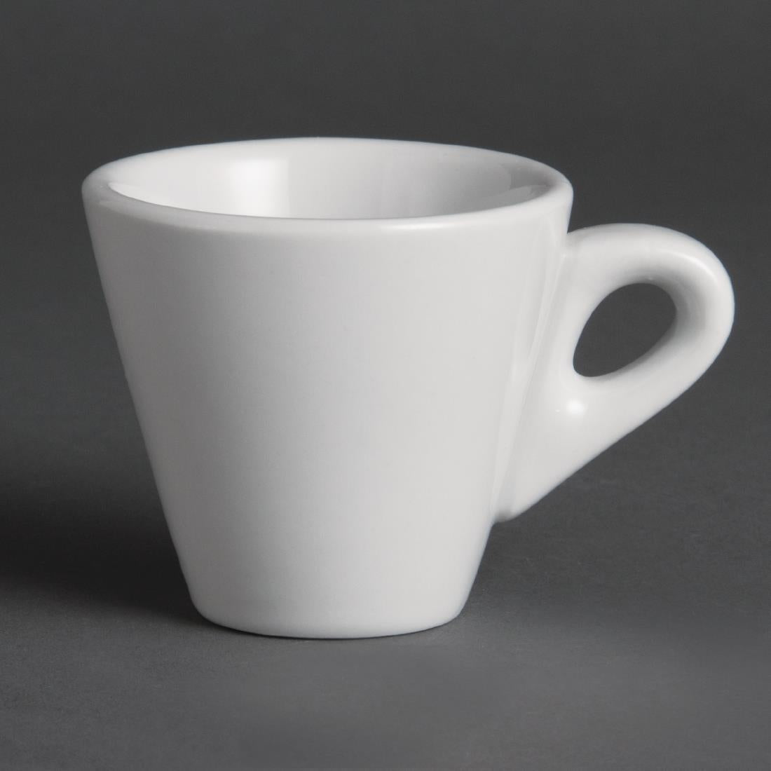 Olympia Whiteware Conical Espresso Cups 60ml 2oz (12 Pack)