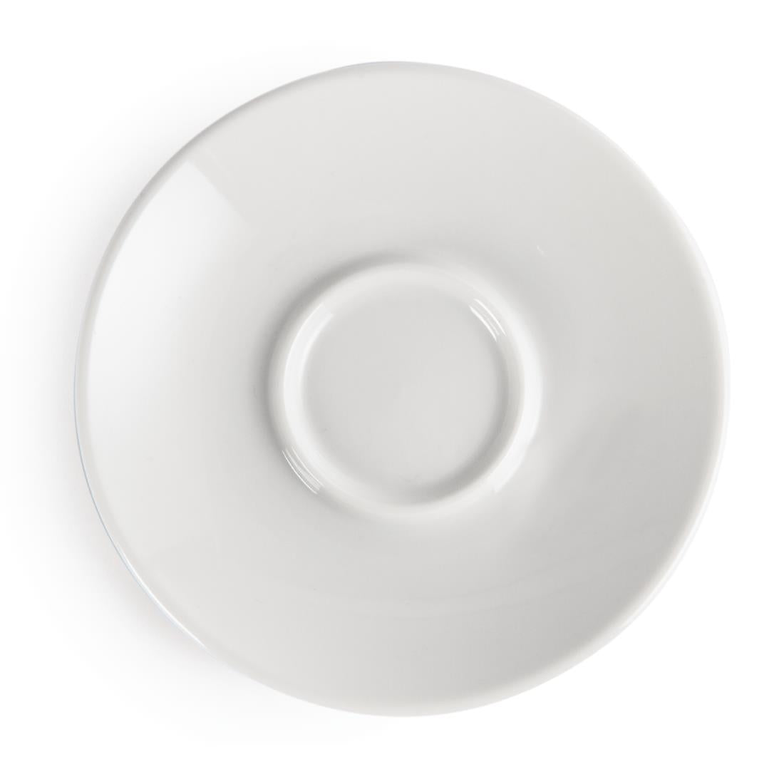 Olympia Whiteware Espresso Saucers 120mm (12 Pack)