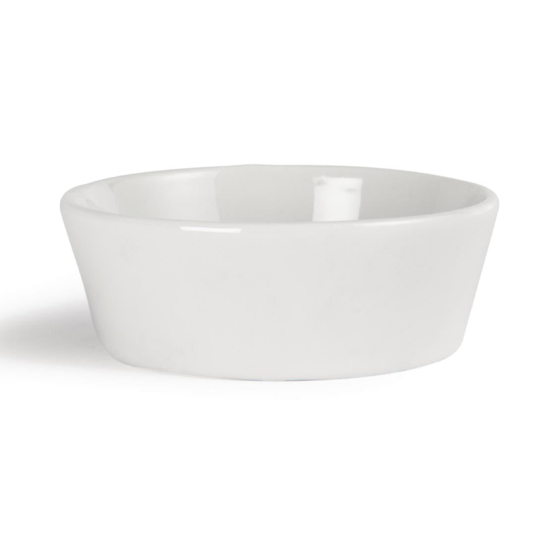 Olympia Whiteware Miniature Circle Dishes 75mm (12 pack)