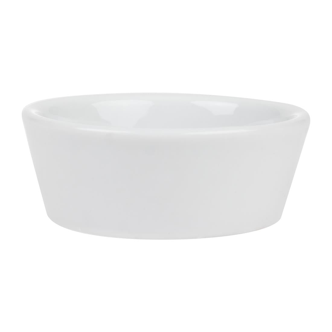 Olympia Whiteware Miniature Circle Dishes 75mm (12 Pack)