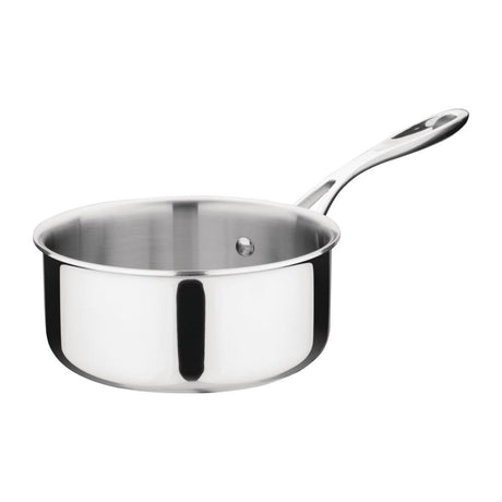 Vogue Stainless Steel & Aluminium Tri-Wall Saucepan 16cm