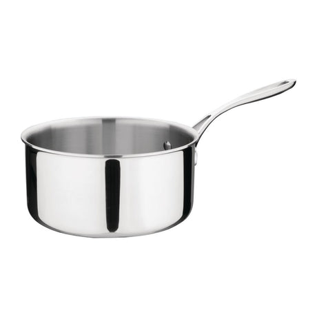 Vogue Stainless Steel & Aluminium Tri-Wall Saucepan 20cm