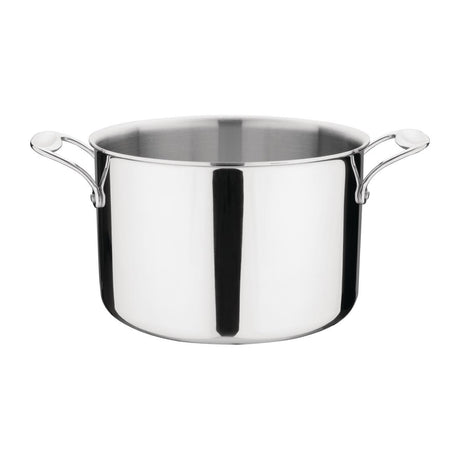 Vogue Stainless Steel & Aluminium Tri-Wall Stew Pan 24cm
