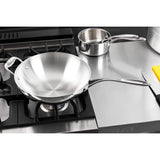 Vogue Tri Wall Wok Flat Base 30cm