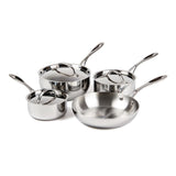 Vogue Stainless Steel & Aluminium Tri-Wall Pan Set (4 Pack)
