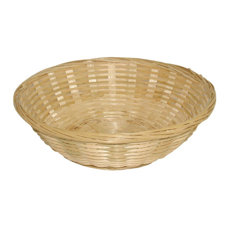Olympia Wicker Round Bread Basket (6 pack)