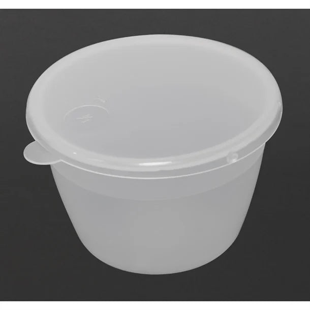 KitchenCraft Polypropylene Pudding Basins 140ml (6 Pack)