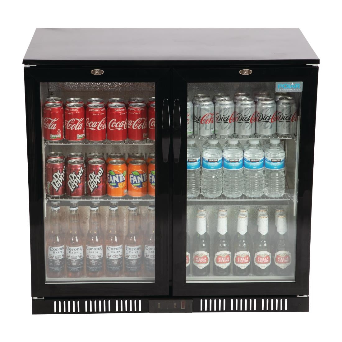 Polar G-Series Back Bar Cooler with Hinged Doors 198Ltr