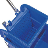 Jantex Kentucky Mop Bucket and Wringer 20Ltr Blue