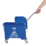 Jantex Kentucky Mop Bucket and Wringer 20Ltr Blue